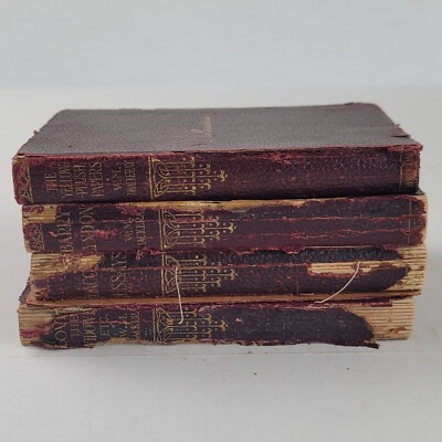 W M Thackeray & Francis Bacon Books Lot Of 4 Published By John C Winston 1800s-image