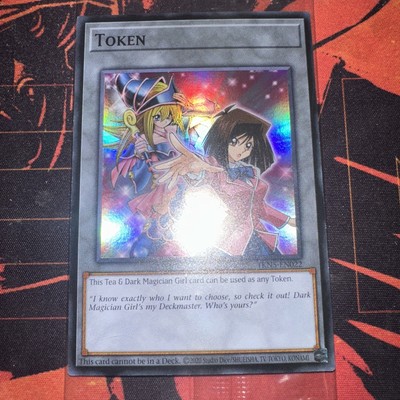 Tea and Dark Magician Girl Alliance Insight Token TKN5-EN022 Sealed Yugioh-image