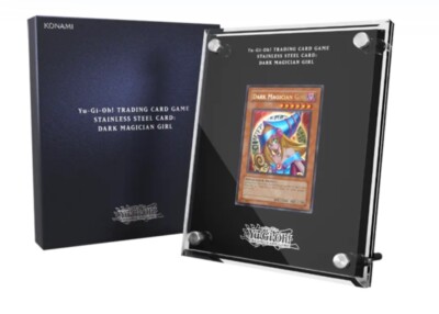 Yu-Gi-Oh! TRADING CARD GAME Stainless Steel Card: Dark Magician Girl-image