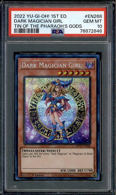 Dark Magician Girl - MP22-EN268 - PSA 10 - 1st Secret - Tin Promo - Yu-Gi-Oh - 7-image