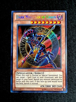 🔥YUGIOH • DARK MAGICIAN OF CHAOS • SECRET RARE • LCYW-EN026 • UNLIMITED • NM🔥-image