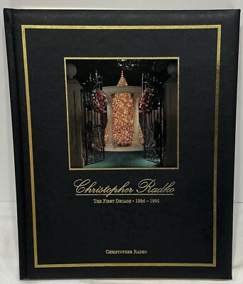 Christopher Radko - THE FIRST DECADE 1986- 1995 Leather Bound 1st LE #2423/2500-image