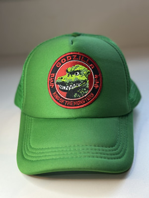GODZILLA RED AND Green HAT. KING OF THE MONSTERS. NEW CONDITION-image