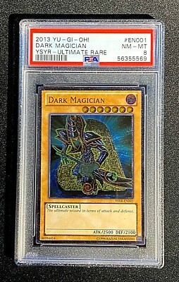 2013 Yu-Gi-Oh! PSA 8 NM/MT ULTIMATE RARE Dark Magician YSYR-EN001 G3451-image