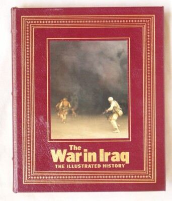 LIFE WAR IN IRAQ Illustrated History 2003 LEATHERBOUND EASTON PRESS BOOK-image