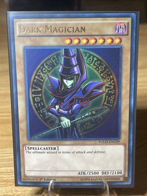 Dark Magician (C) YGLD-ENC09 King of Games: Yugi's Legendary Decks 1st Edition-image