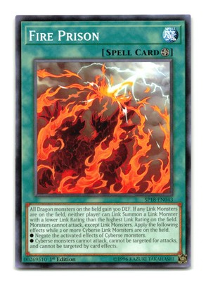 Fire Prison - SP18-EN043 1st Edition - YuGiOh-LP-image
