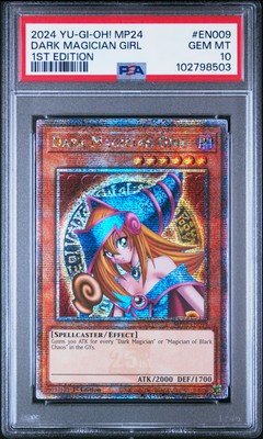 2024 YU-GI-OH! MP24-25TH ANV TIN: DUELING MIRRORS DARK MAGICIAN GIRL PSA 10-image