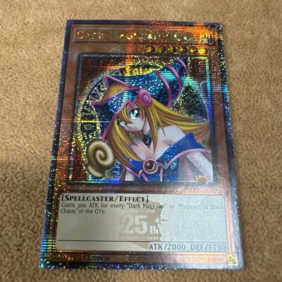 🔥 YUGIOH Dark Magician Girl MP24-EN009 QUARTER CENTURY SECRET RARE NM 1ST ED-image