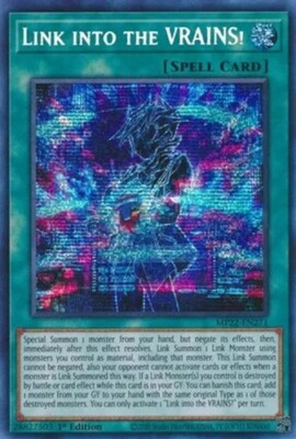 Yugioh - Link into the VRAINS - 1st Prismatic Secret Rare NM - Free Holographic-image