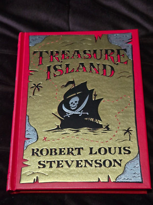 Treasure Island by Robert Louis Stevenson Leather Bound Collectible-image