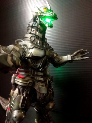 Godzilla Mechagodzilla LED Customized Built All Painted BANDAIModel Kit-image