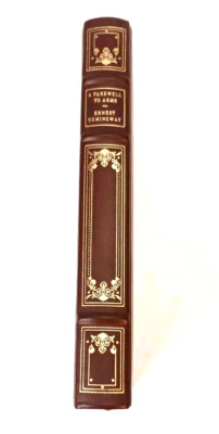 ERNEST HEMINGWAY A Farewell to Arms Franklin Library Leather Spine Gold Gilt-image