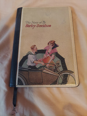 THE STORY OF MY HARLEY-DAVIDSON LEATHER BOUND NOTEBOOK-image