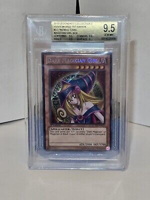 2012 Legendary Collection 3: Yugi's World Dark Magician Girl 1st Ed Beckett 9.5-image