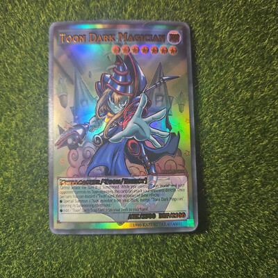 Toon Dark Magician Yugioh Waifu Full Art Goddess Story Trading Card Holo Alt-image