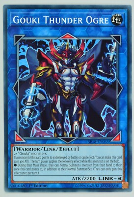 Yugioh Gouki Thunder Ogre SP18-EN035 Common 1st Edition-image