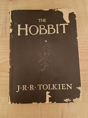 The Hobbit JRR Tolkien 2012 Pocket Edition Faux Leather Gilt Edges Damaged Cover-image