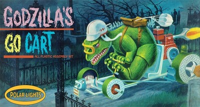Polar Lights 987 Godzilla's Go Cart Plastic Model Kit-image