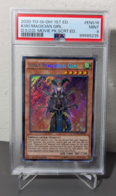 Kiwi Magician Girl MVP1-ENS16 The Dark Side of Dimensions Secret Rare PSA 9-image