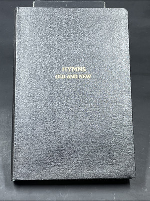 1951 Vintage Leather Bound R.L. Allan & Son Hymns Old and New Scotland-image
