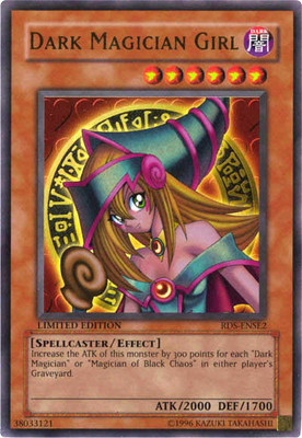 Moderate Play x 1 Dark Magician Girl - RDS-ENSE2 - Ultra Rare - Limited Edition -image