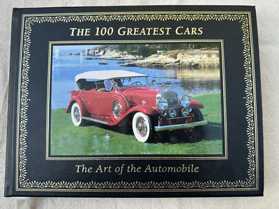 The 100 Greatest Cars- The Art of the Automobile- Dennis Adler- Leather-Bound-image
