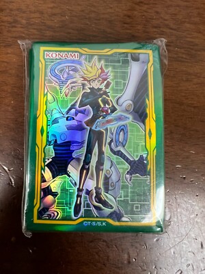 YuGiOh 60 Pcs Playmaker & Firewall Dragon Card Sleeves Japanese LINK VRAINS Box-image