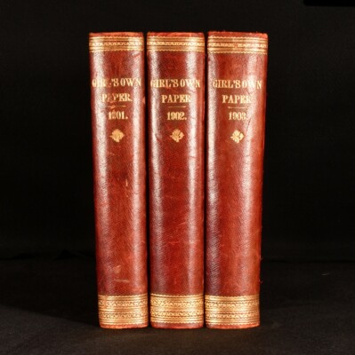 1900-1903 3vol The Girl's Own Annual Volumes XXI to XXIV Illustrated-image