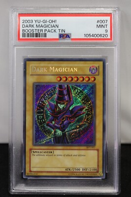 PSA MINT 9 | Dark Magician | SR | BPT-007 | 2003 | Yu-Gi-Oh! TCG-image