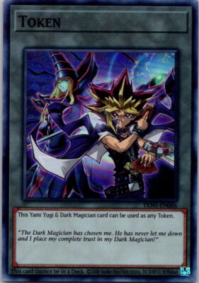Yu-Gi-Oh Yugioh Yami & Dark Magician Token TKN5-EN006 Free Shipping!-image