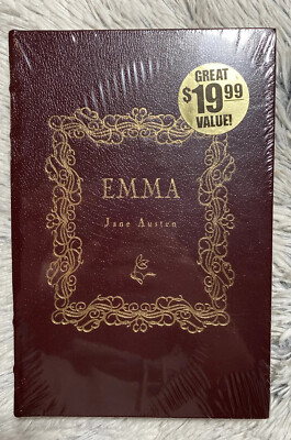 NEW SEALED 1998 Emma by Jane Austen: Sweetwater Press, New Millennium, Leather-image