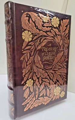 A TREASURY OF CLASSIC POETRY by Michael Kelahan ~BRAND NEW~SEALED~LEATHER BOUND~-image