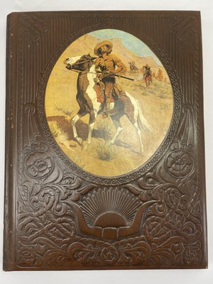 The Old West Time Life Books The Scouts 1976 Brown Faux Leather Collection Ed-image
