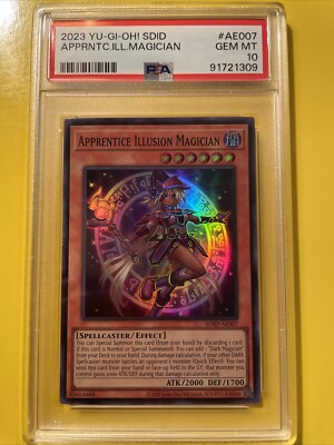 YuGiOh APPRENTICE ILLUSION MAGICIAN #SDID-AE007🔥PSA 10🔥ASIAN/ENG ED-2023 SUPER-image