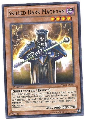 3 x Skilled Dark Magician - YSYR-EN013 - Common - 1st Edition Near Mint, English-image