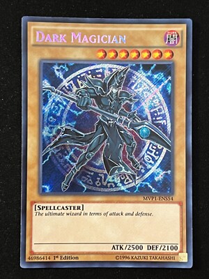 YUGIOH DARK MAGICIAN MVP1-ENS54 1ST SECRET NM-image