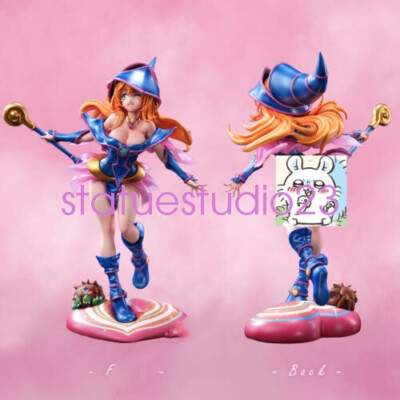 Aftershock Studio Yu-Gi-Oh! Dark Magician Girl Resin Statue in stock H30cm New-image