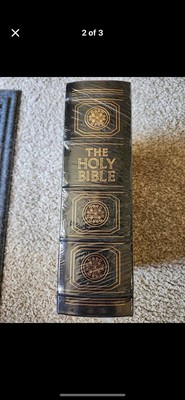 Easton Press - “The Holy Bible” - Large Leather Bound Book - UNOPENED ESTATEFIND-image