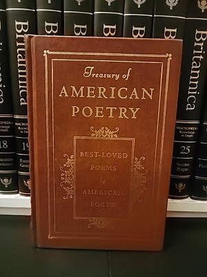 Treasury of American Poetry (1993, Barnes & Noble Leatherbound) American Poets-image