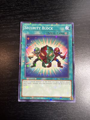 Yugioh - Security Block (Starfoil Rare) (1st Edition) -SP18-En038(P)-image