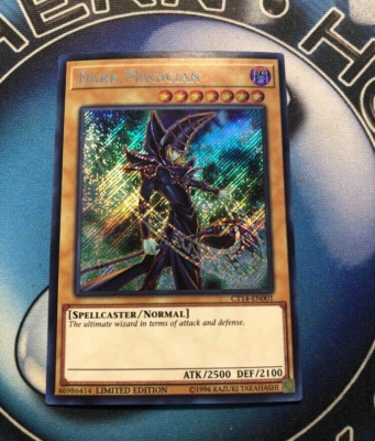 *** DARK MAGICIAN *** MINT ALTERNATE ART SECRET RARE CT14-EN001 YUGIOH!-image