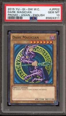 Yu-Gi-Oh! Dark Magician W.C. Asian-English Promo 2015-JPP02 PSA 10 Gem Mint-image