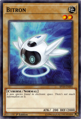 1x Bitron - SP18-EN001 - Common - 1st Edition SP18 - Star Pack VRAINS YuGiOh NM -image