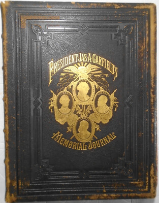 1882 President James A Garfield's Memorial Journal by Clara F Deihm. 1st edition-image