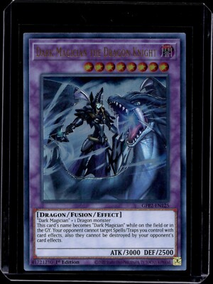 🔥 YUGIOH Dark Magician the Dragon Knight GFP2-EN125 ULTRA RARE NEAR MINT 1ST ED-image