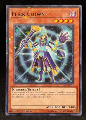 Yugioh - Flick Clown - Star Pack VRAINS - SP18-EN013 - Starfoil Rare - Monster-image