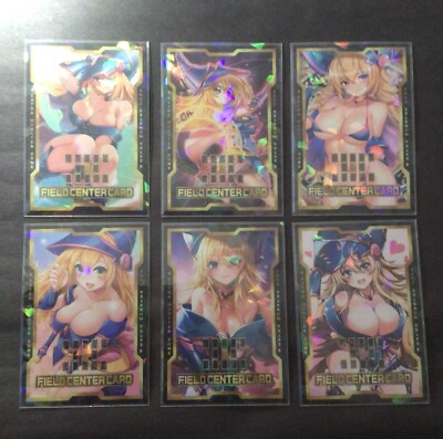 Yugioh - Dark Magician Girl - Field Center Cards - Holographic Shattered Sleeves-image