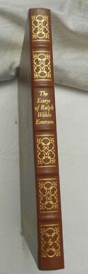 1979, The Essays of Ralph Waldo Emerson, 100 Greatest EASTON PRESS LEATHER, LN-image