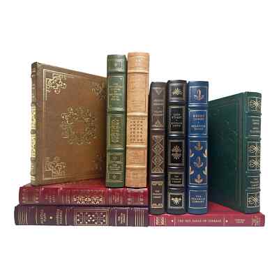 Franklin Library Collection Limited Edition Leather Books - 10 pieces (1976-81)-image